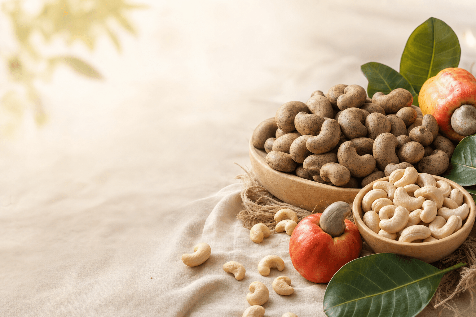 Wholesale cashew nuts from Tanzania, graded W320 / W240 / W180