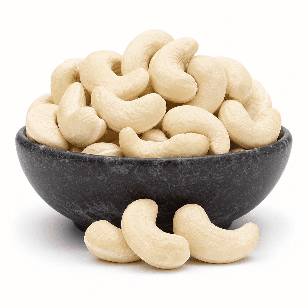 W180 White Whole Cashew Kernels — Wholesale