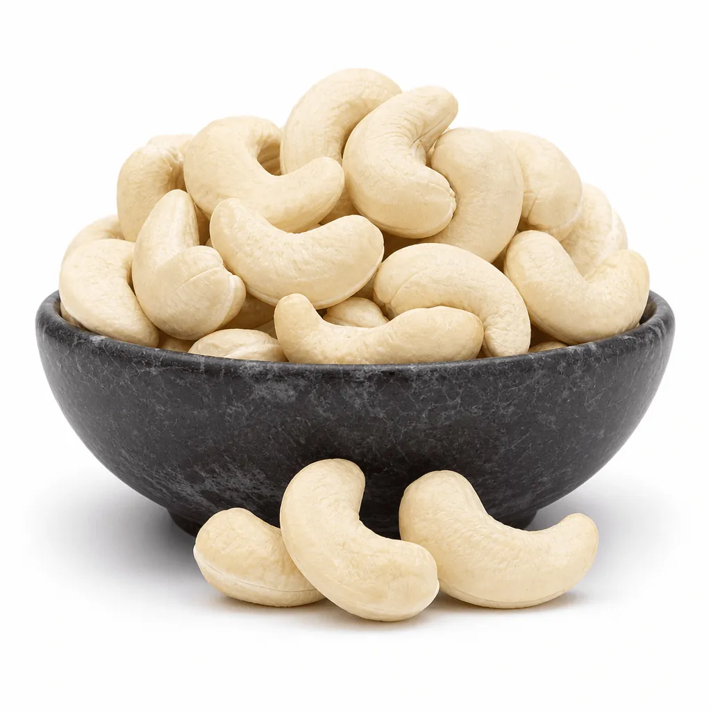 W180 White Whole Cashew Kernels — Wholesale