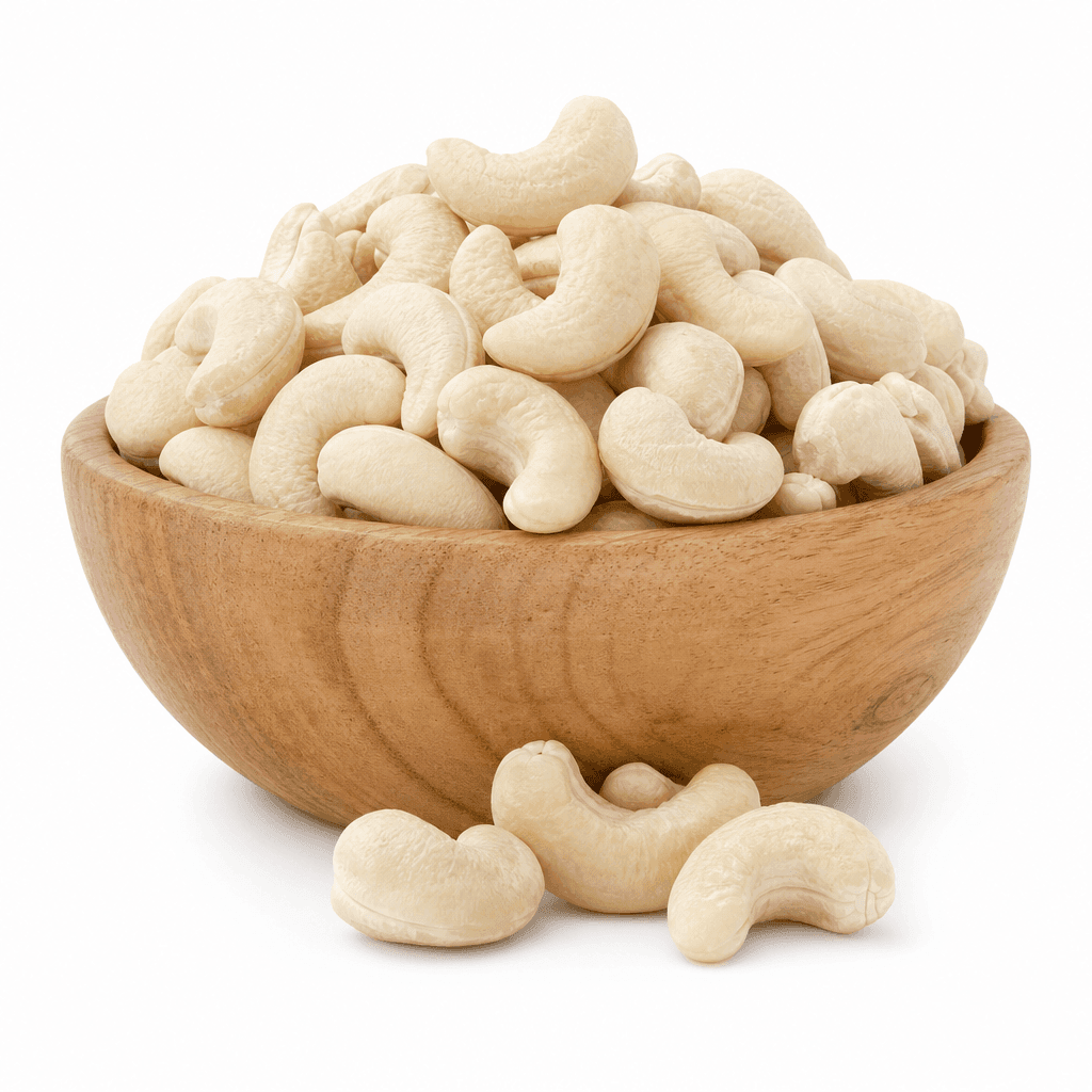 W240 White Whole Cashew Kernels — Wholesale