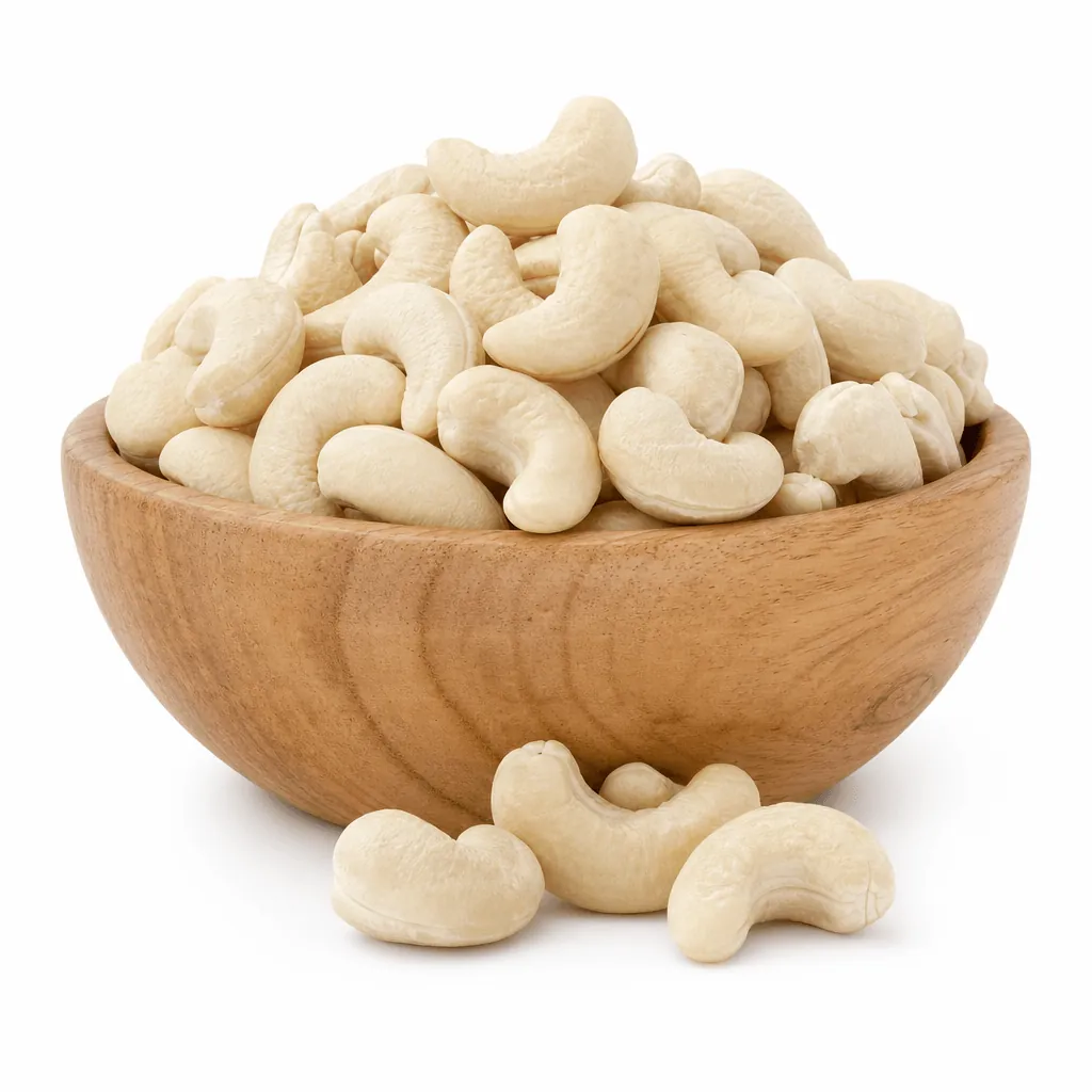 W240 White Whole Cashew Kernels — Wholesale