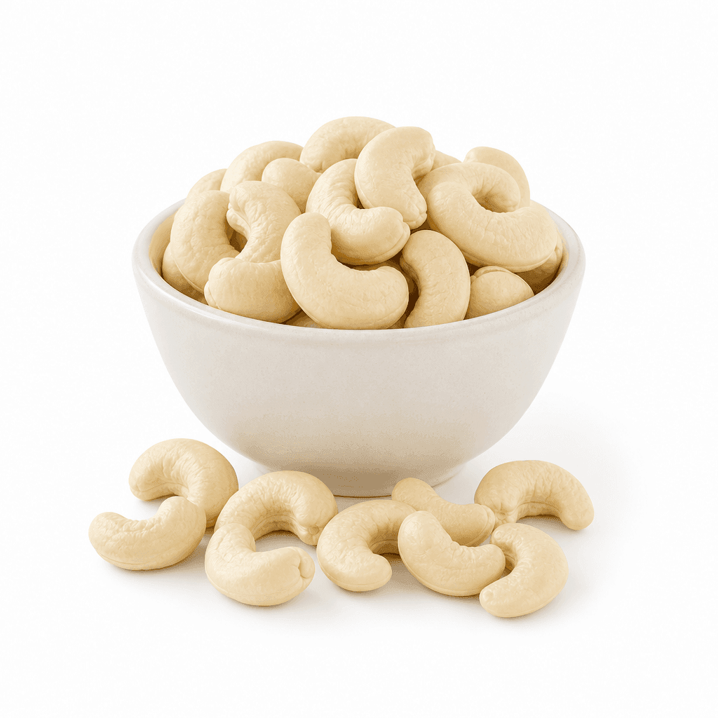 W320 White Whole Cashew Kernels — Wholesale