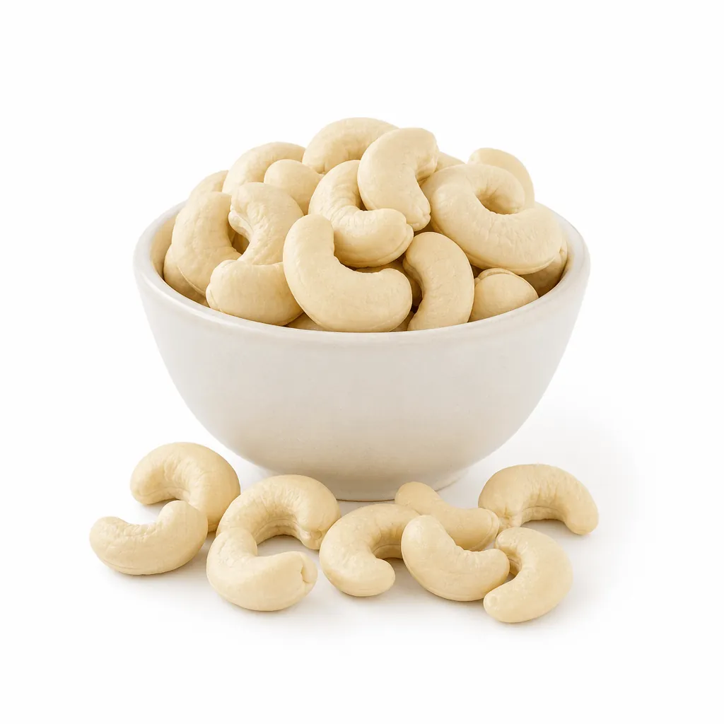 W320 White Whole Cashew Kernels — Wholesale